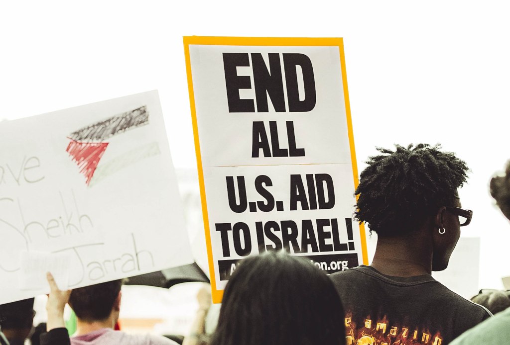 スタンフォード大学キャンパスのパレスチナ・イスラエル戦争